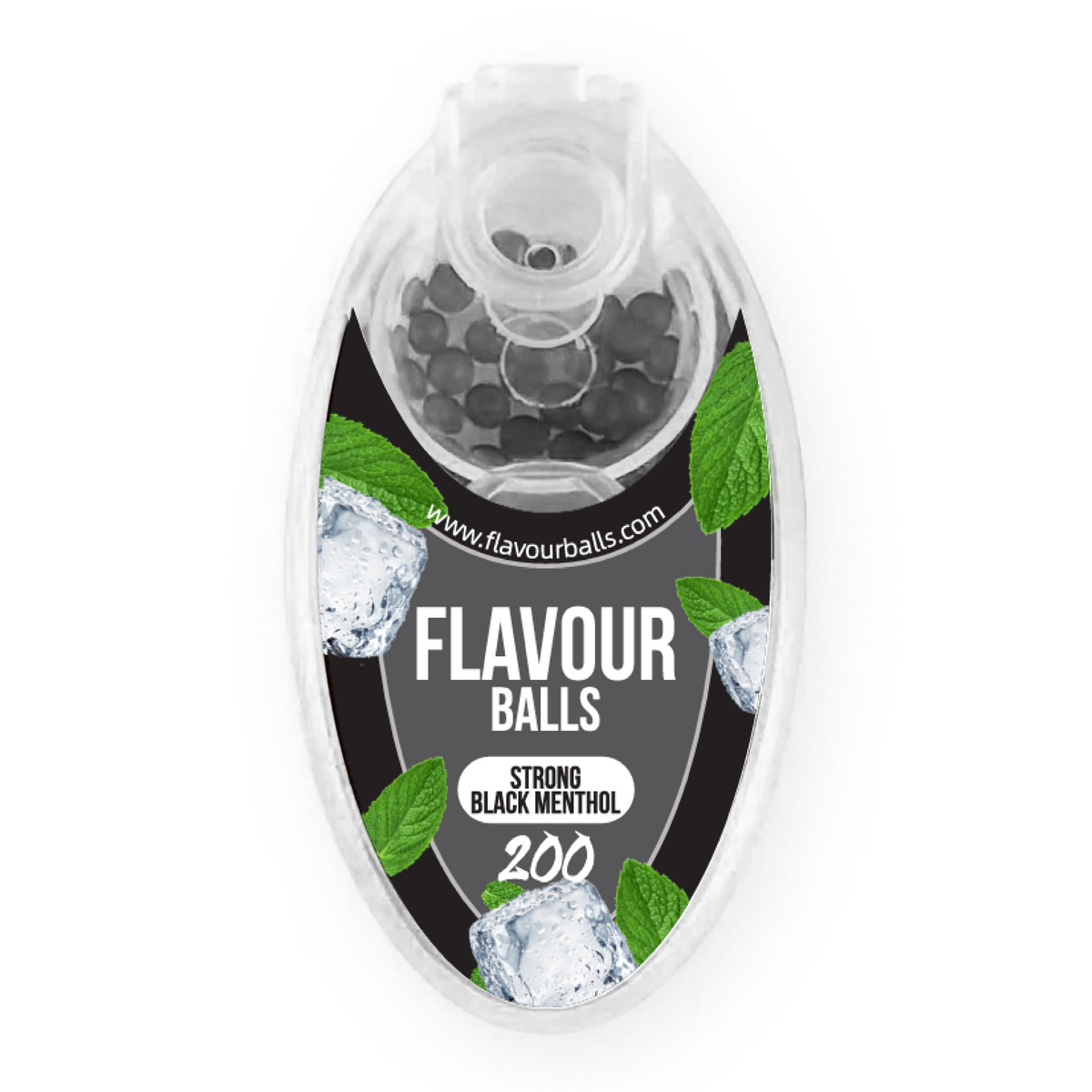 200 Flavour Balls Strong Black Menthol