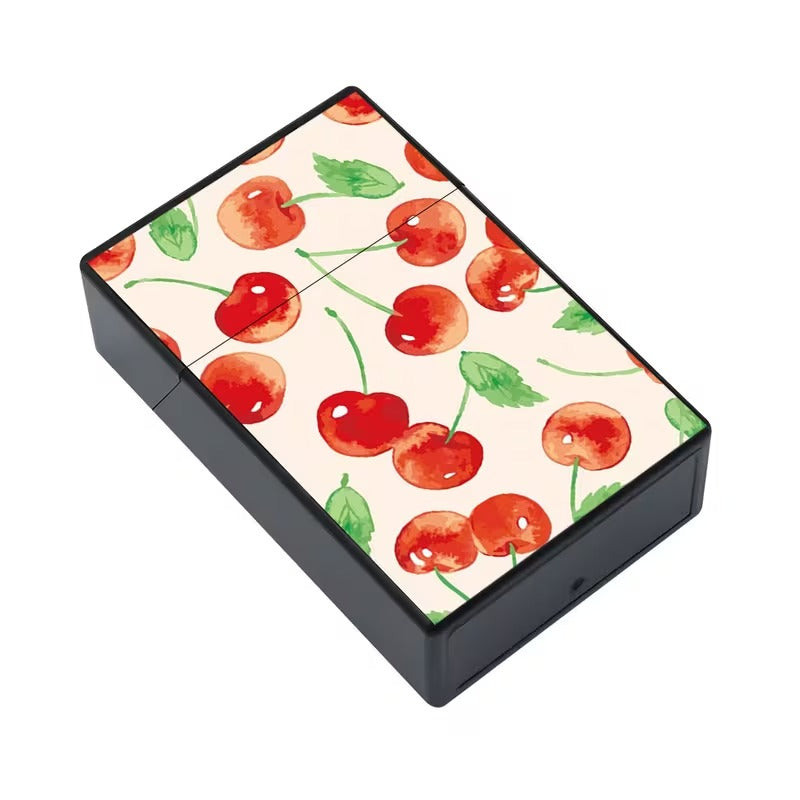 Cigarette Case Cherries (White)
