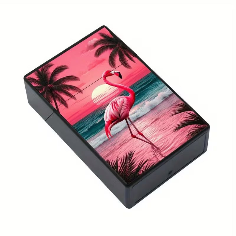 Cigarette Case Flamingo