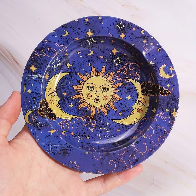 Ashtray Moon & Sun Dark Blue