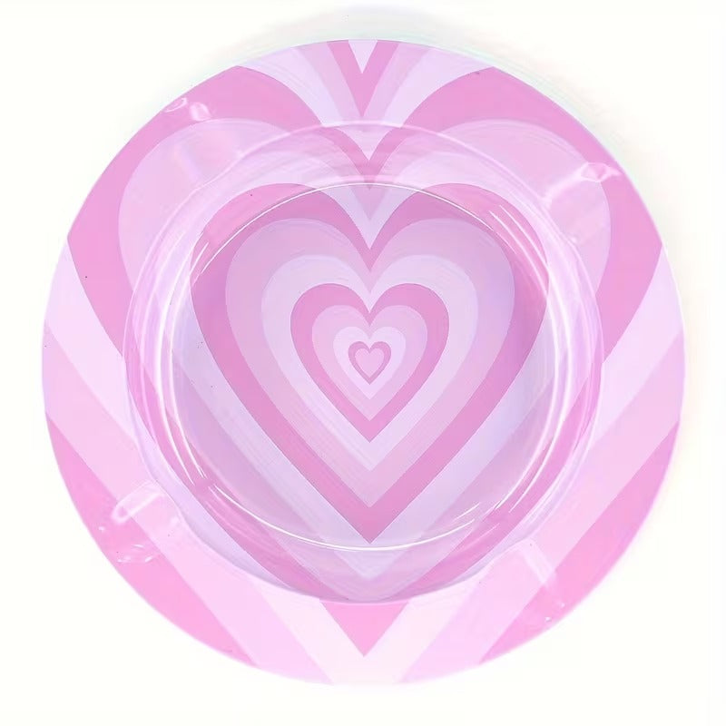 Ashtray Pink Heart
