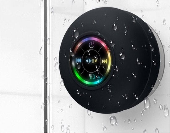 Waterdichte LED Bluetooth Douche Luidspreker met Zuignap