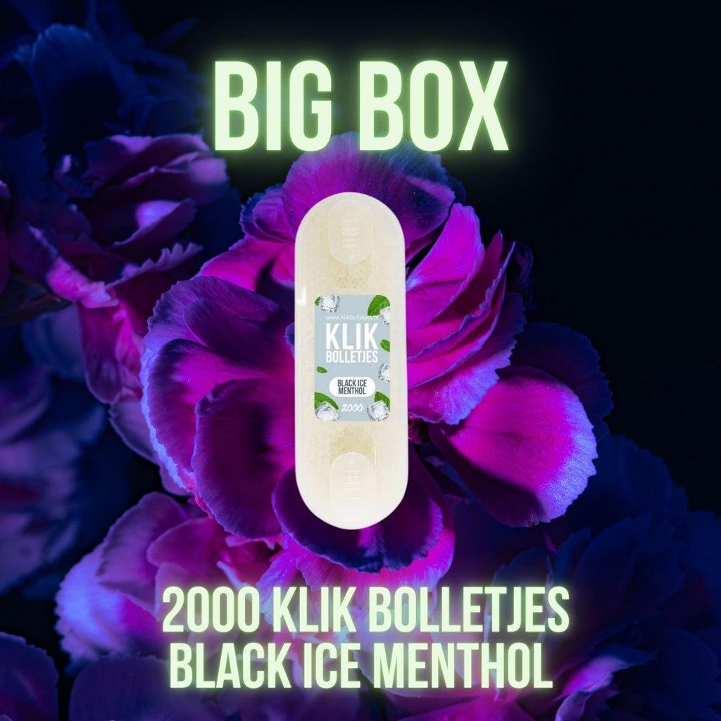 BIG BOX 2000 Klik Bolletjes Black Ice Menthol