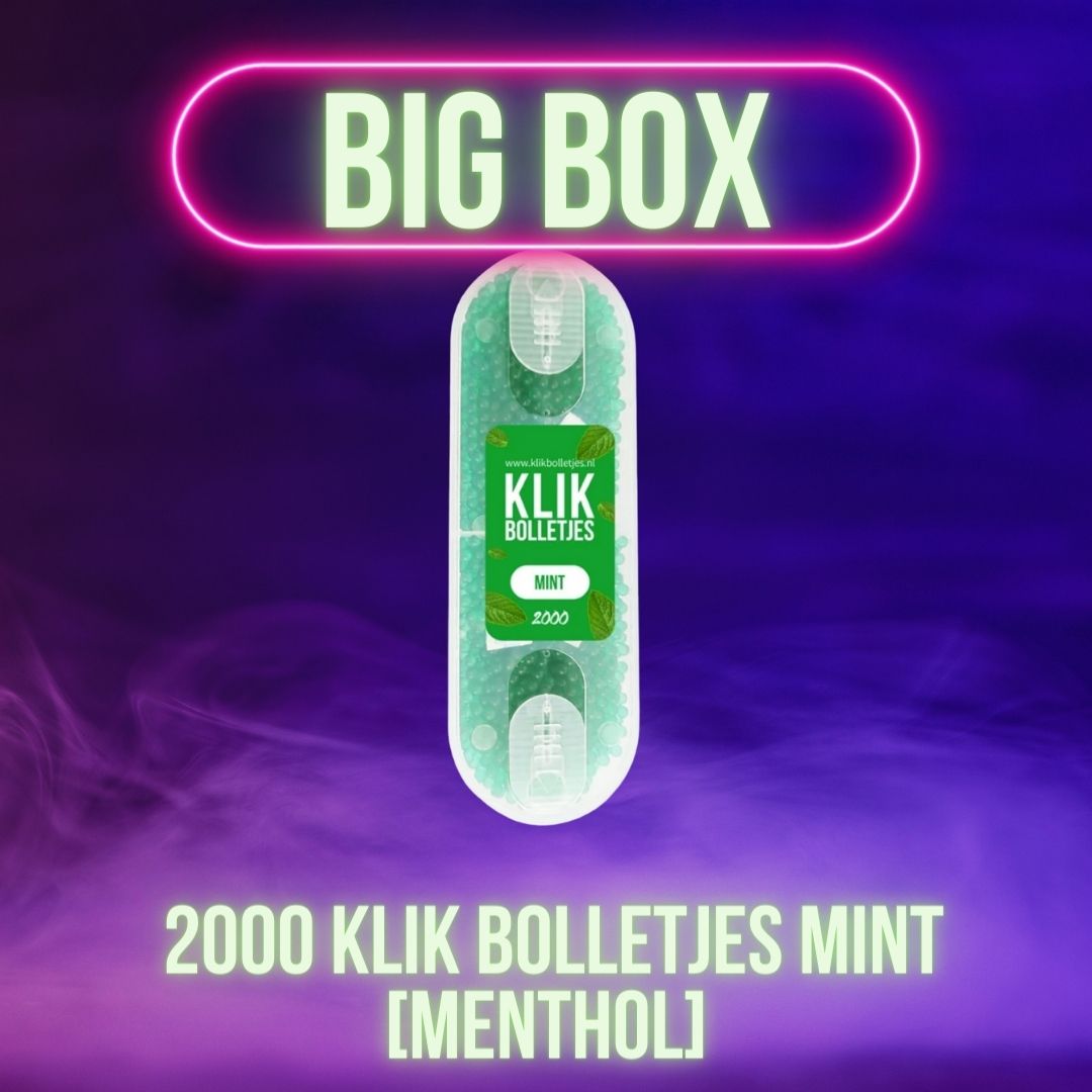 BIG BOX 2000 Klik Bolletjes Mint [Menthol]