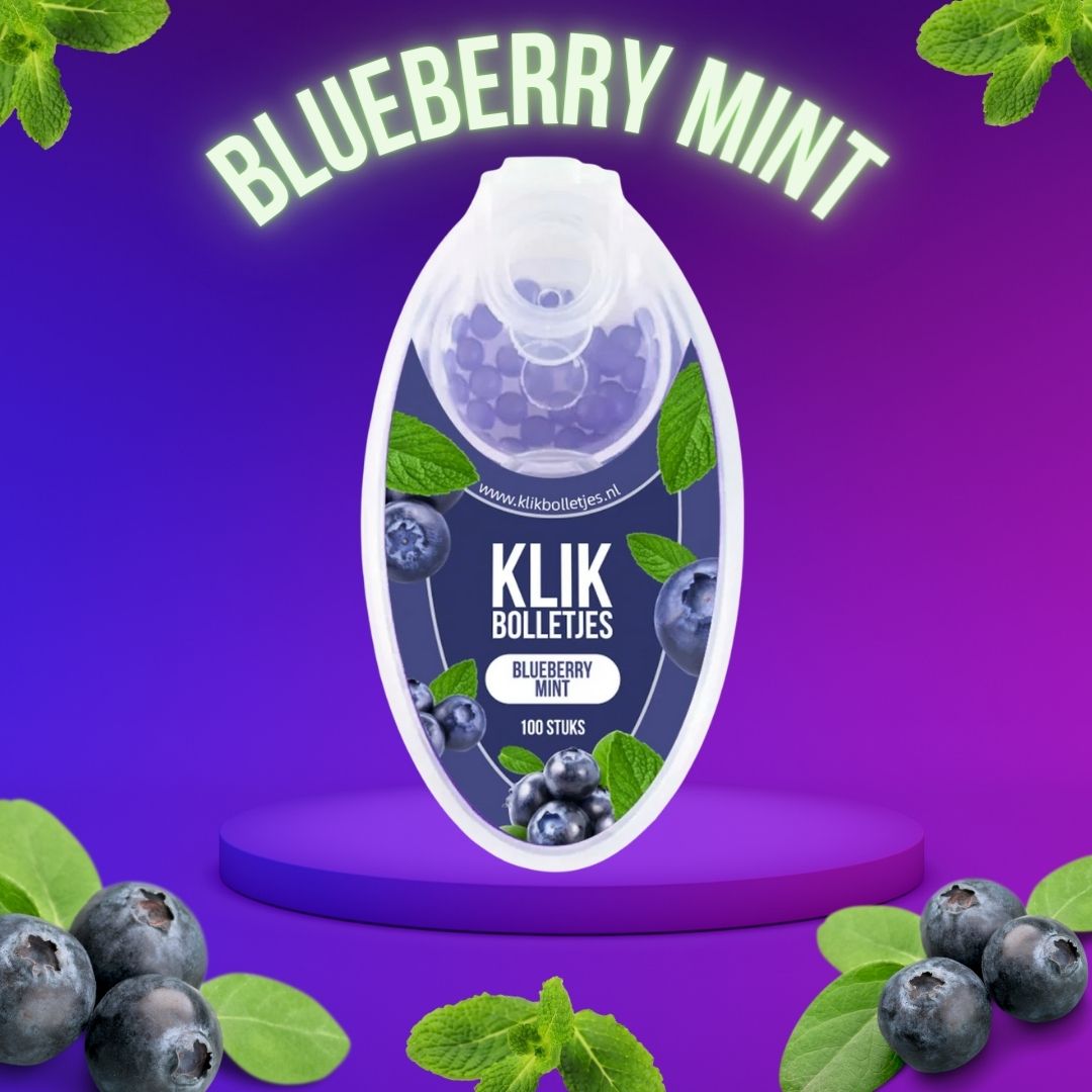 100 Klik Bolletjes Blueberry Mint