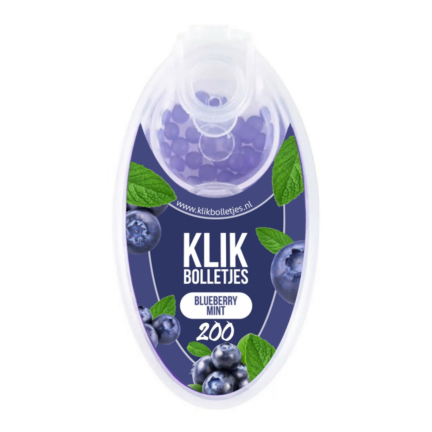 200 Klik Bolletjes Blueberry Mint