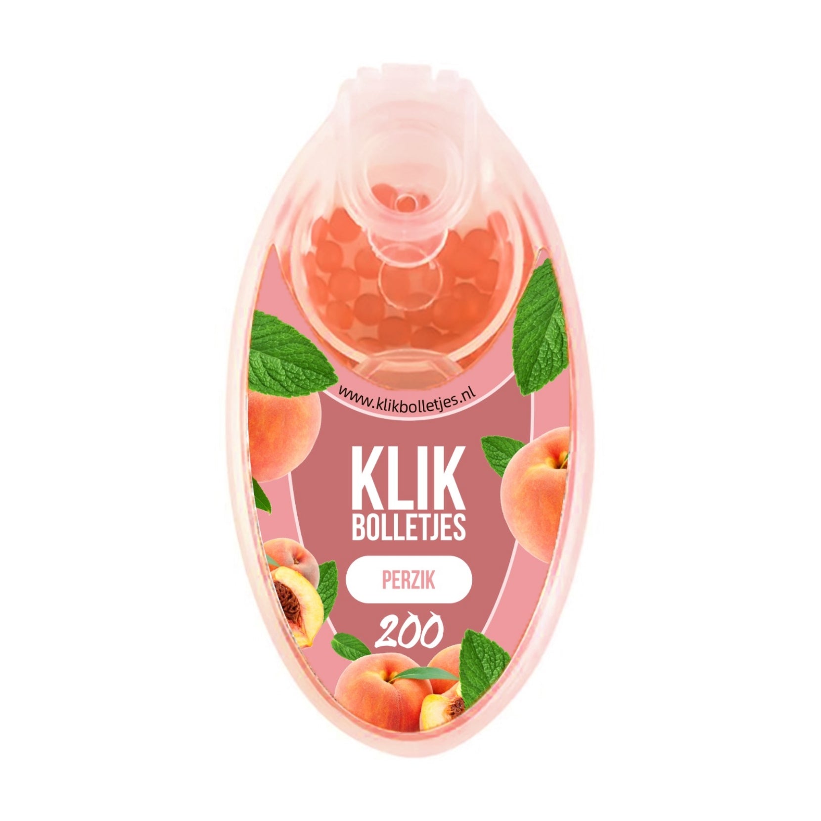 200 Klik Bolletjes Peach Ice