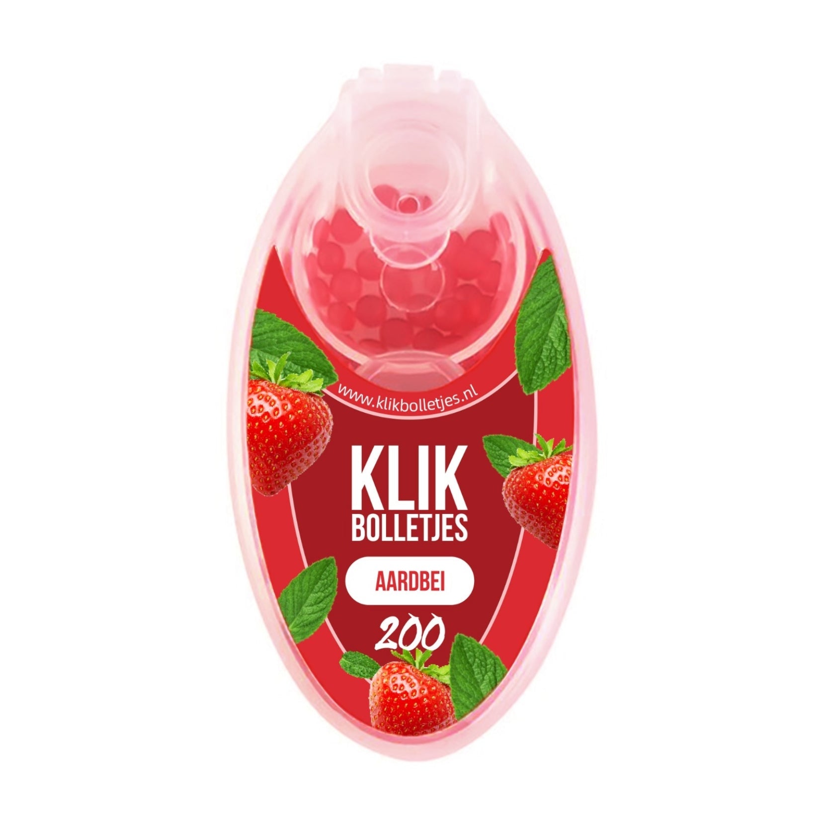 200 Klik Bolletjes Strawberry Ice