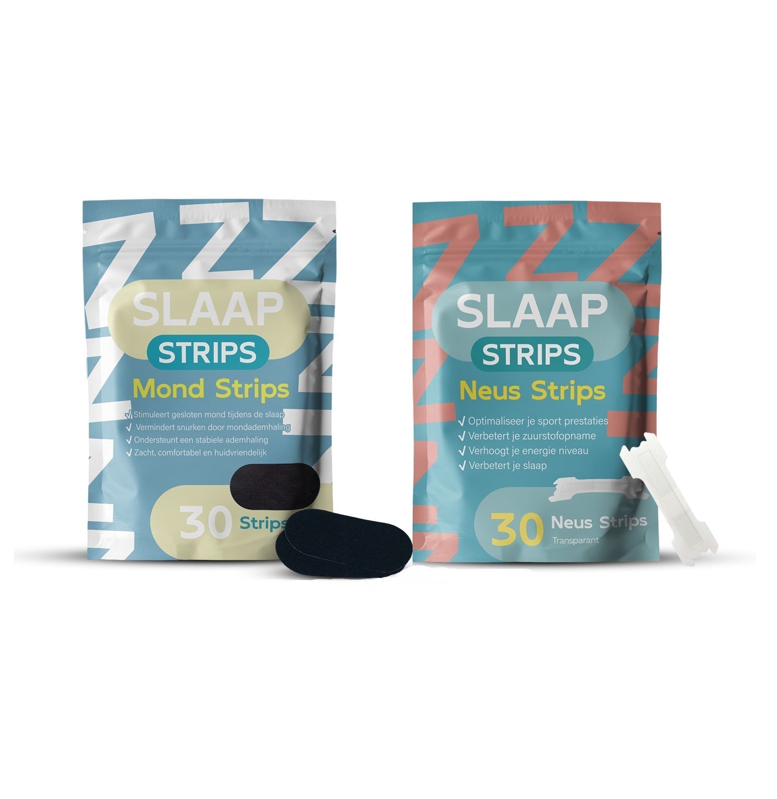 Mond & Neus Strips Transparant PREMIUM (60 stuks)