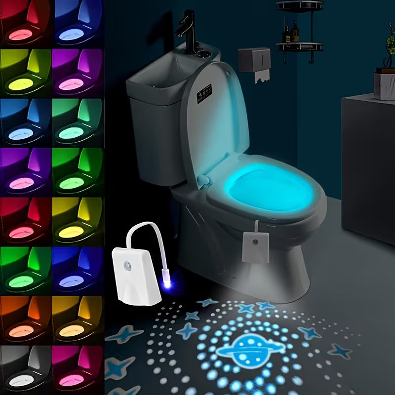 Toiletverlichting in 16 kleuren met bewegingssensor