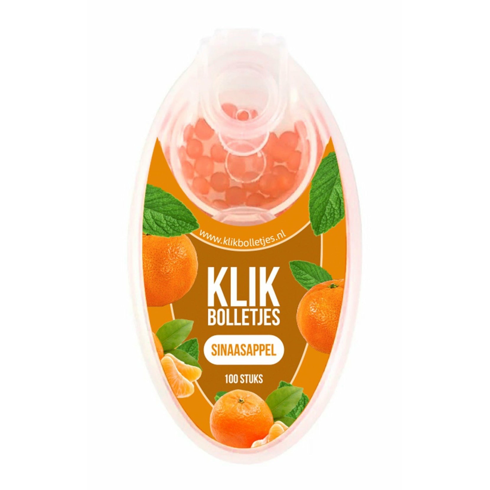 100 Klik Bolletjes Sinaasappel