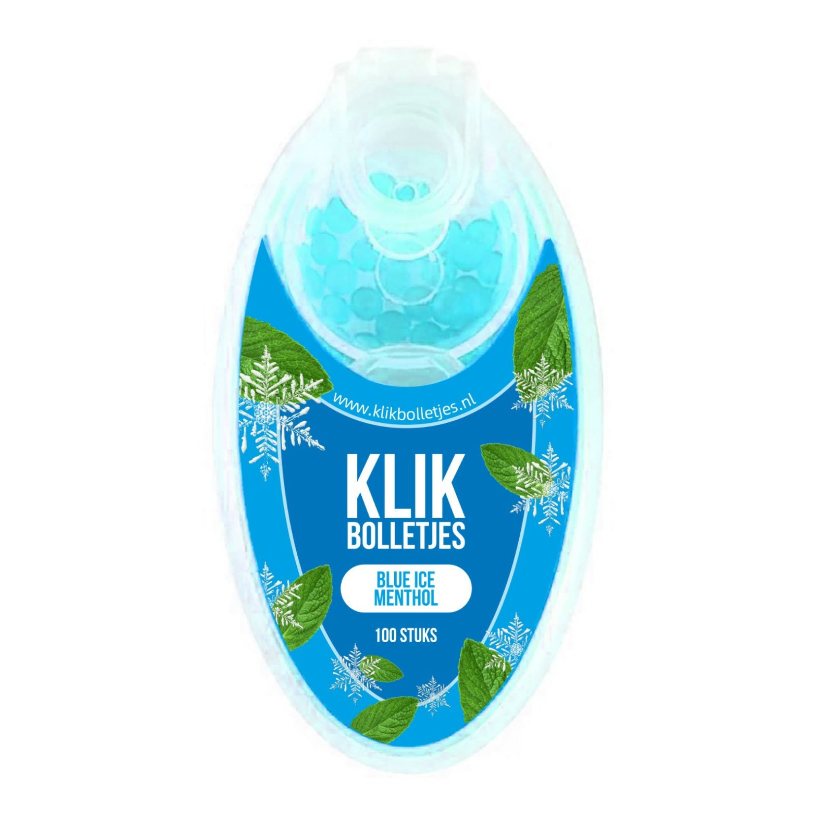 100 Klik Bolletjes Blue Ice Menthol